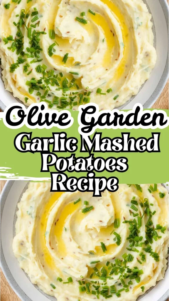 Copycat Olive Garden Garlic Mashed Potatoes Recipe