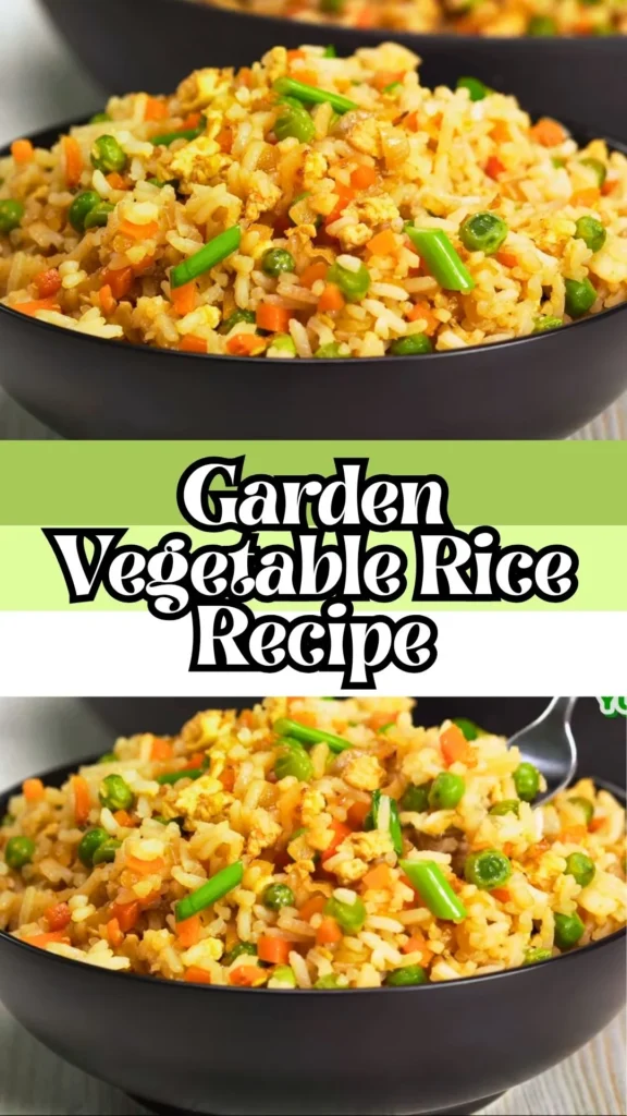 Delicious Garden Vegetable Rice