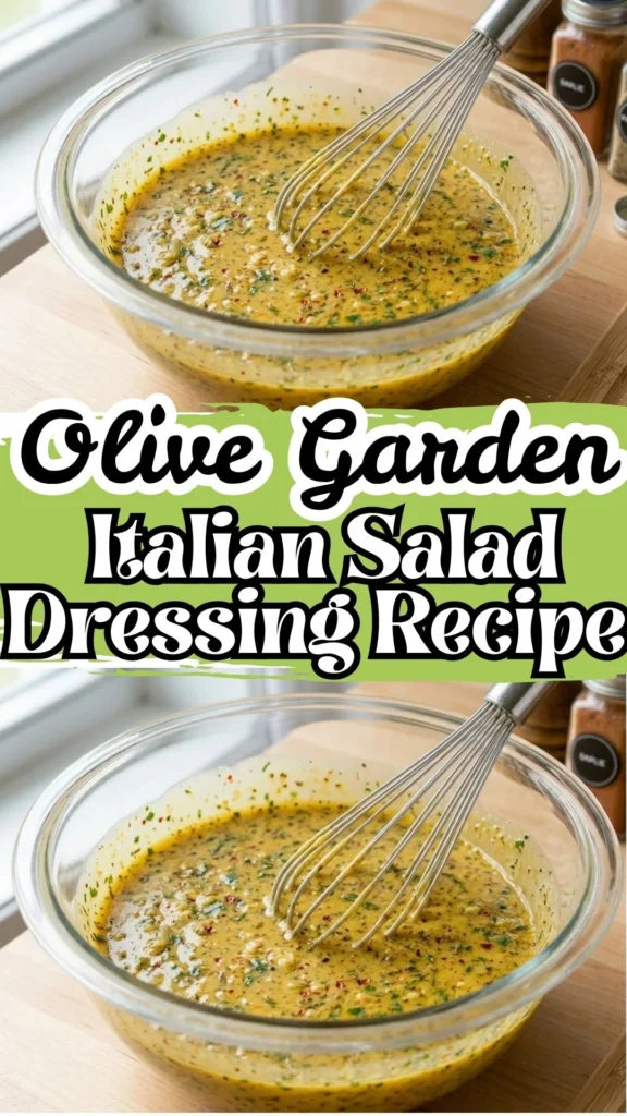 Delicious Olive Garden Italian Salad Dressing