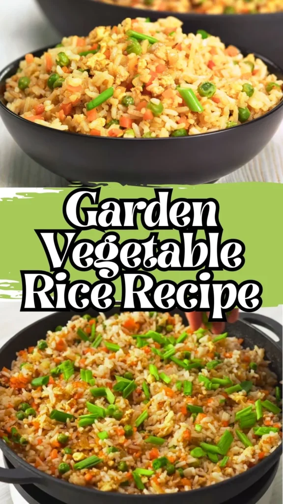 Enjoy this Garden Vegetable Rice