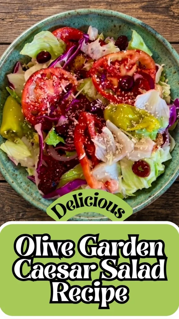 Enjoy this Olive Garden Caesar Salad