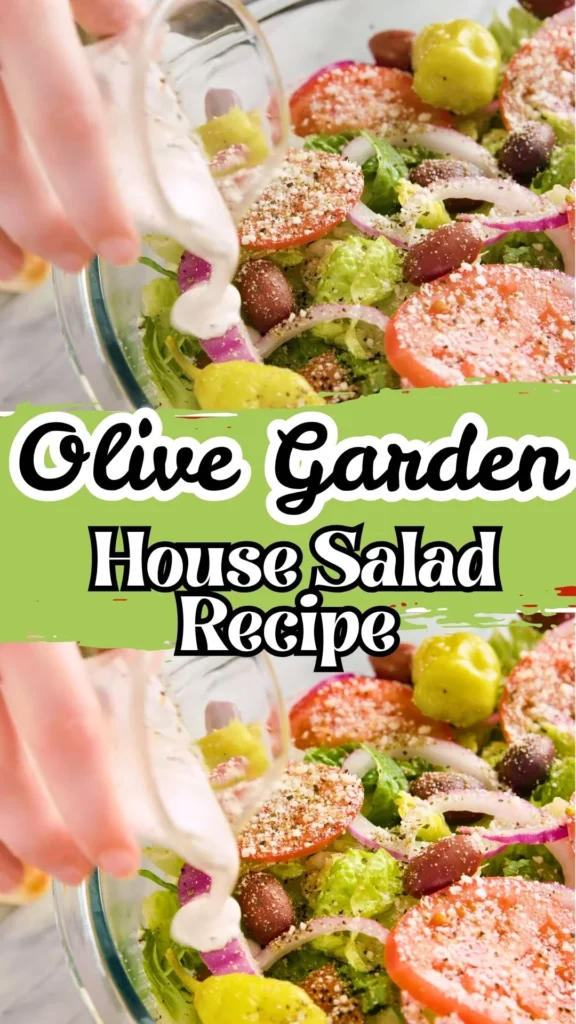 Enjoy this Olive Garden House Salad