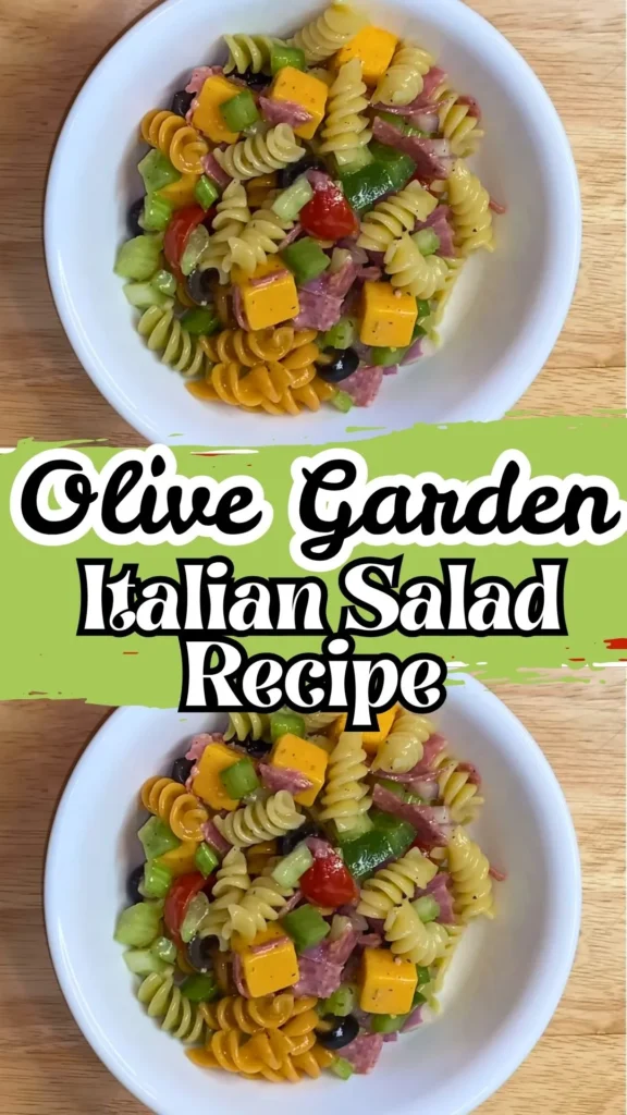 Enjoy this Olive Garden Italian Salad