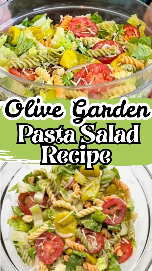 Enjoy this Olive Garden Pasta Salad