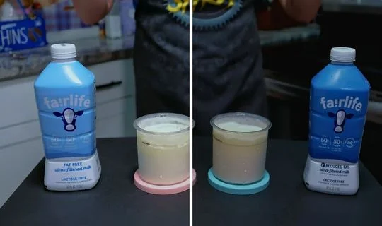 Add Milk to Blender