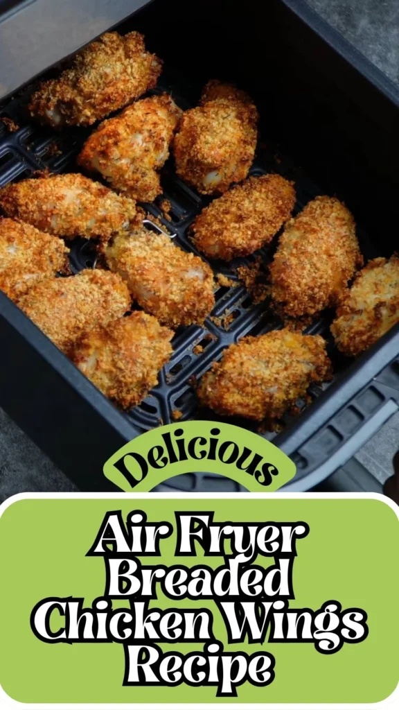 Air Fryer Breaded Chicken Wings