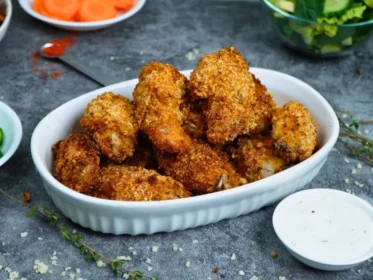 Air Fryer Breaded Chicken Wings Recipe