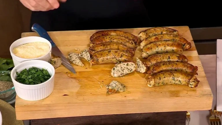 Chicken Feta Spinach Sausage Recipe