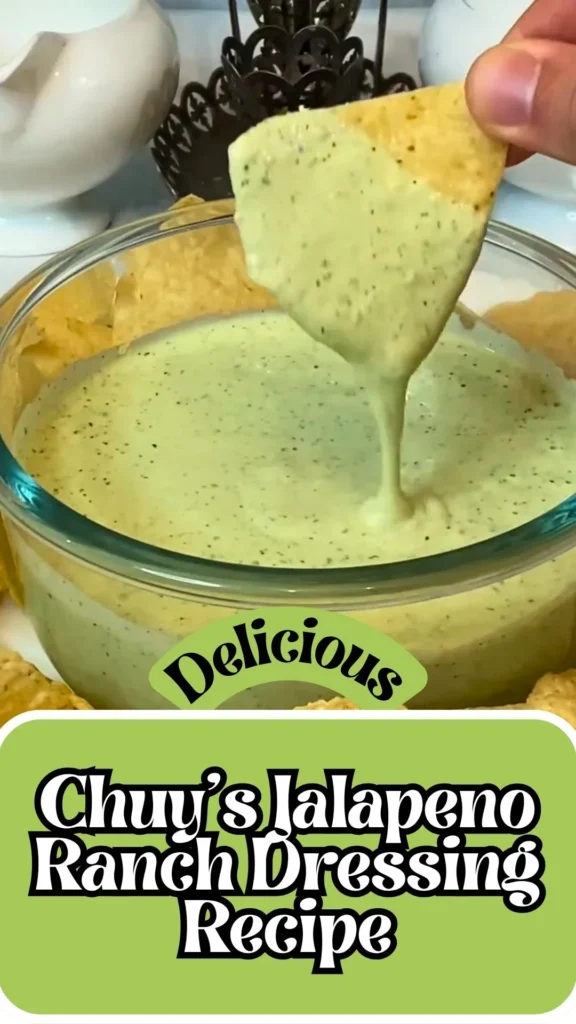 Chuy's Jalapeno Ranch Dressing