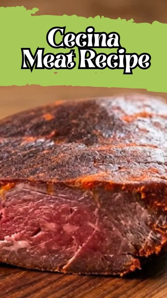 Delicious Cecina Meat