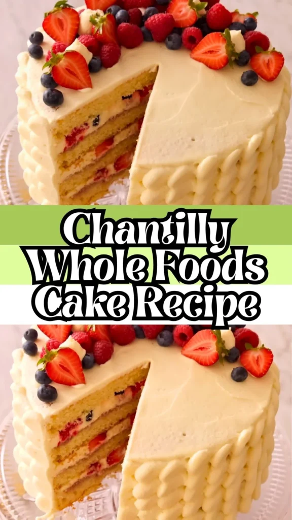 Delicious Chantilly Whole Foods Cake