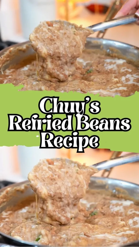 Delicious Chuy's Refried Beans