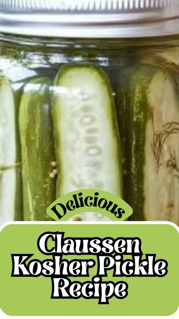 Delicious Claussen Kosher Pickle