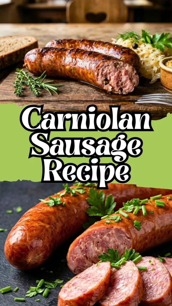 Enjoy this Carniolan Sausage