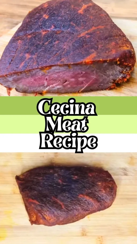 Enjoy this Cecina Meat