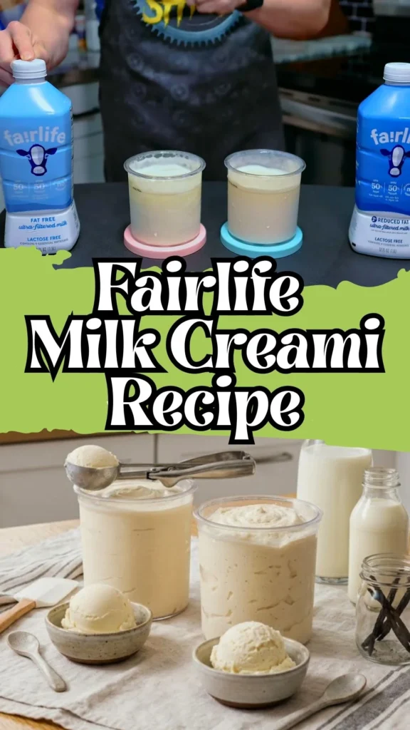 Enjoy this Fairlife Milk Creami