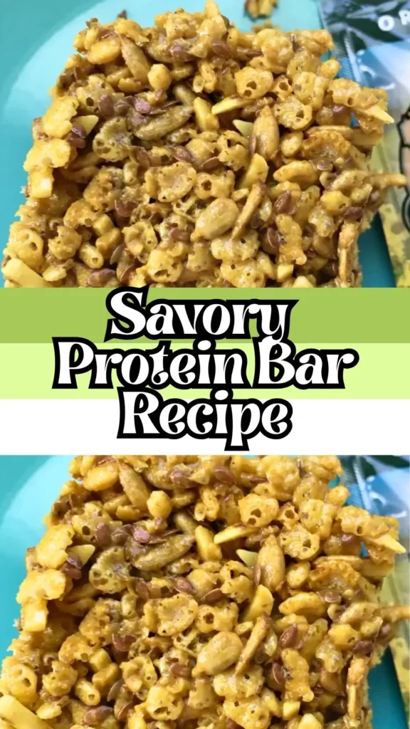 Enjoy this Savory Protein Bar