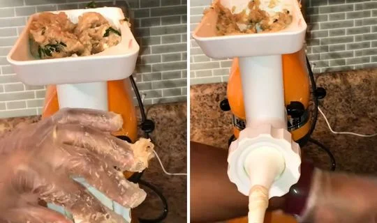 Mix the Sausage Filling