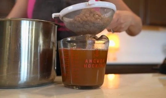 Strain and Reserve the Broth
