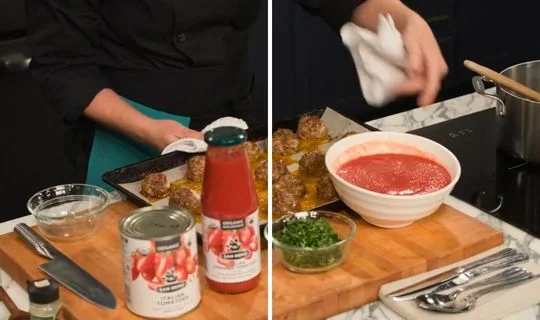 Build the Quick Tomato Sauce