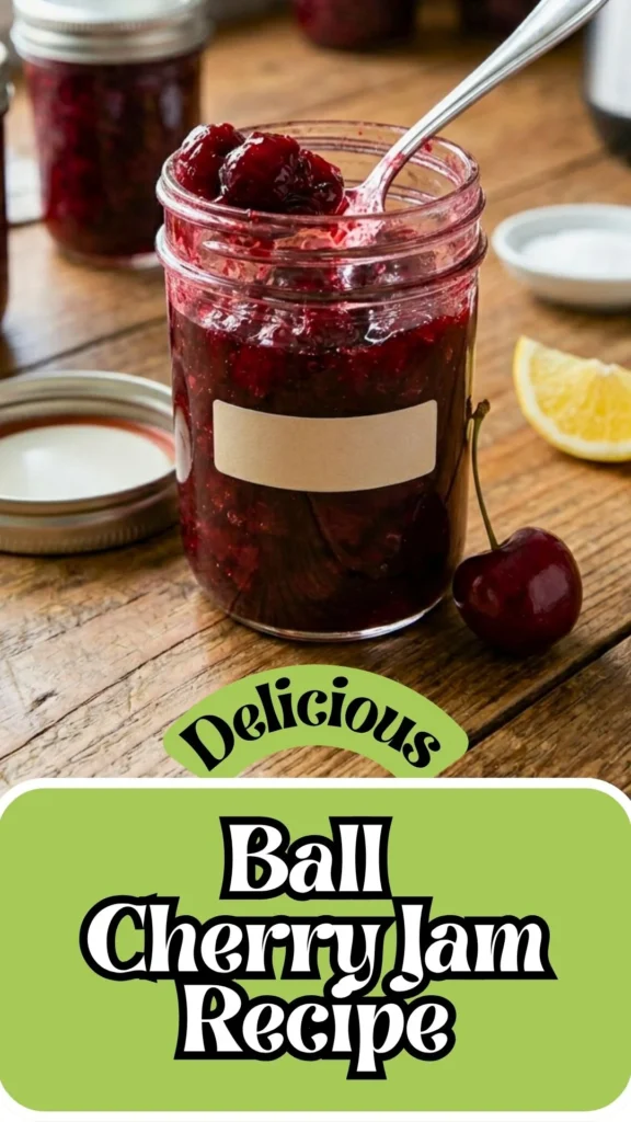 Delicious Ball Cherry Jam