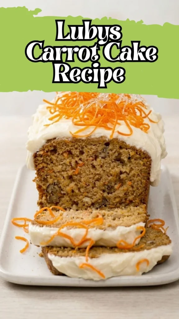 Delicious Lubys Carrot Cake