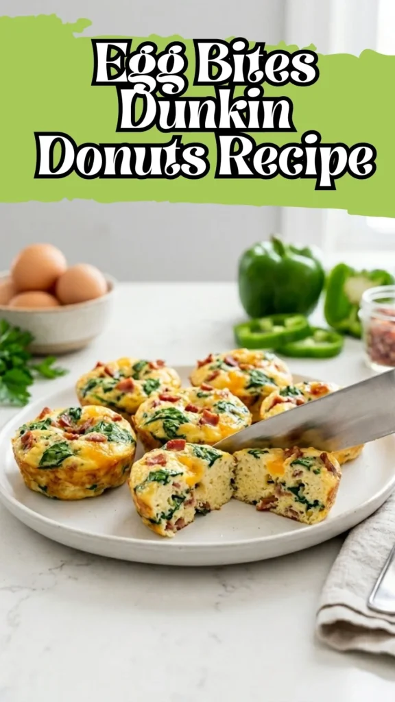 Egg Bites Dunkin Donuts