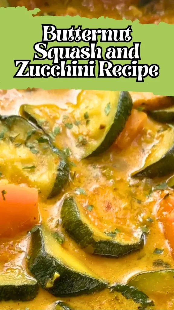 Enjoy this Butternut Squash and Zucchini