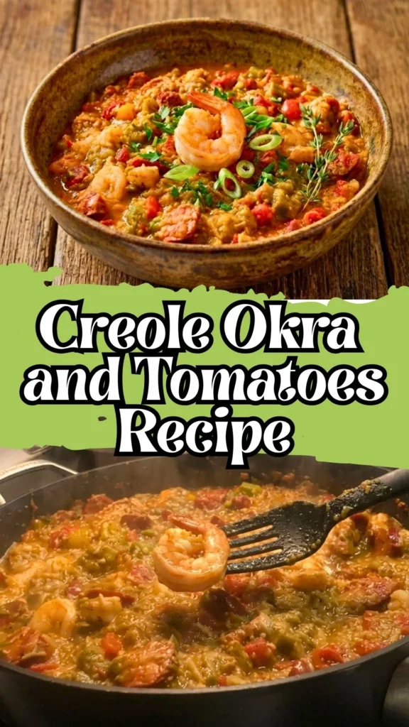 Enjoy this Creole Okra and Tomatoes