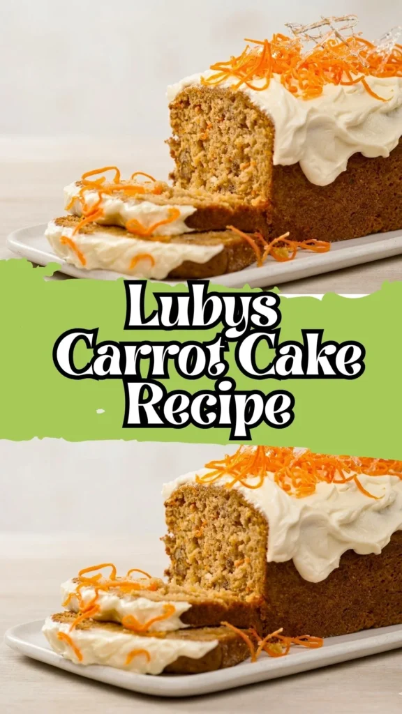 Enjoy this Lubys Carrot Cake