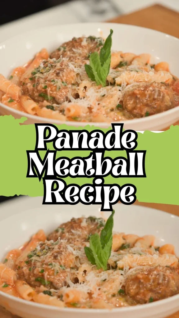 Enjoy this Panade Meatball