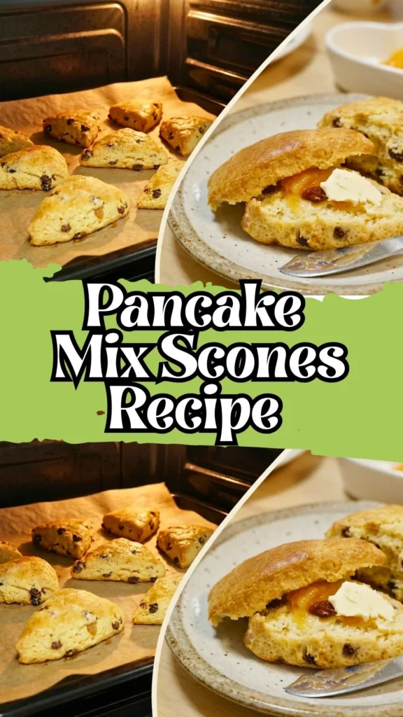 Enjoy this pancake mix scones
