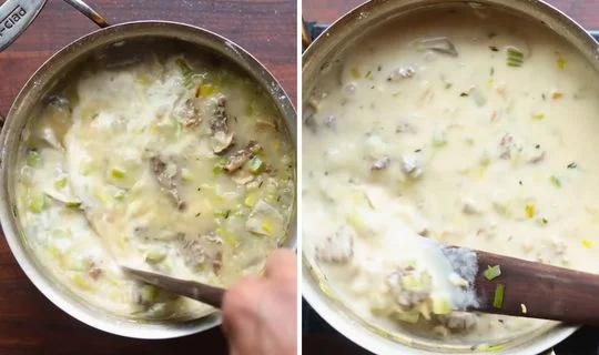 Finish with Heavy Cream