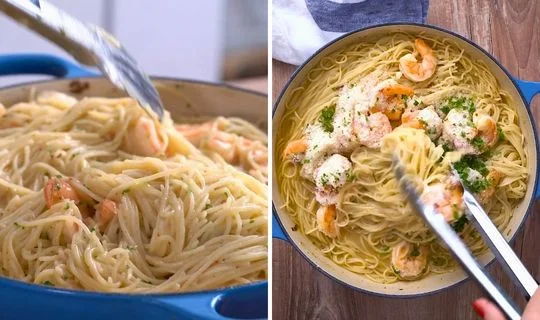 Finish with Shrimp, Parmesan & Parsley
