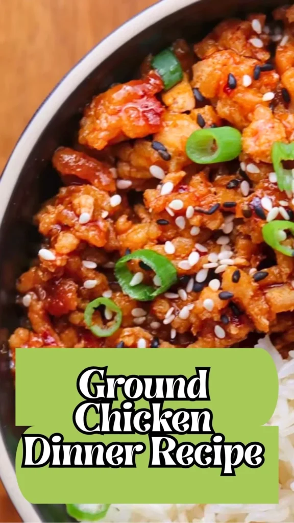 Ground Chicken Dinner