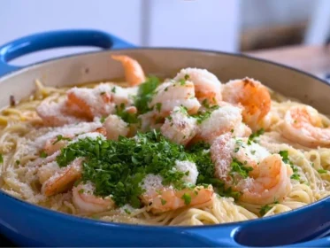 Shrimp Scampi with Angel Hair Pasta Recipe