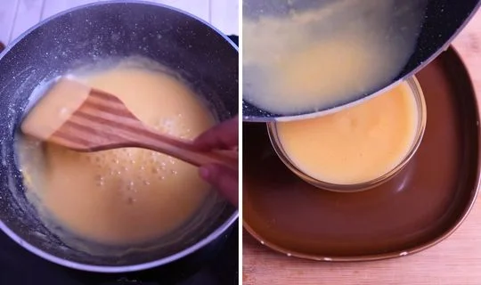 Add the Cheddar Cheese