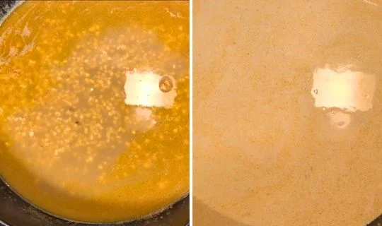 Add the Cream and Parmesan