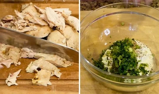 Cool the Chicken and Reserve the Broth