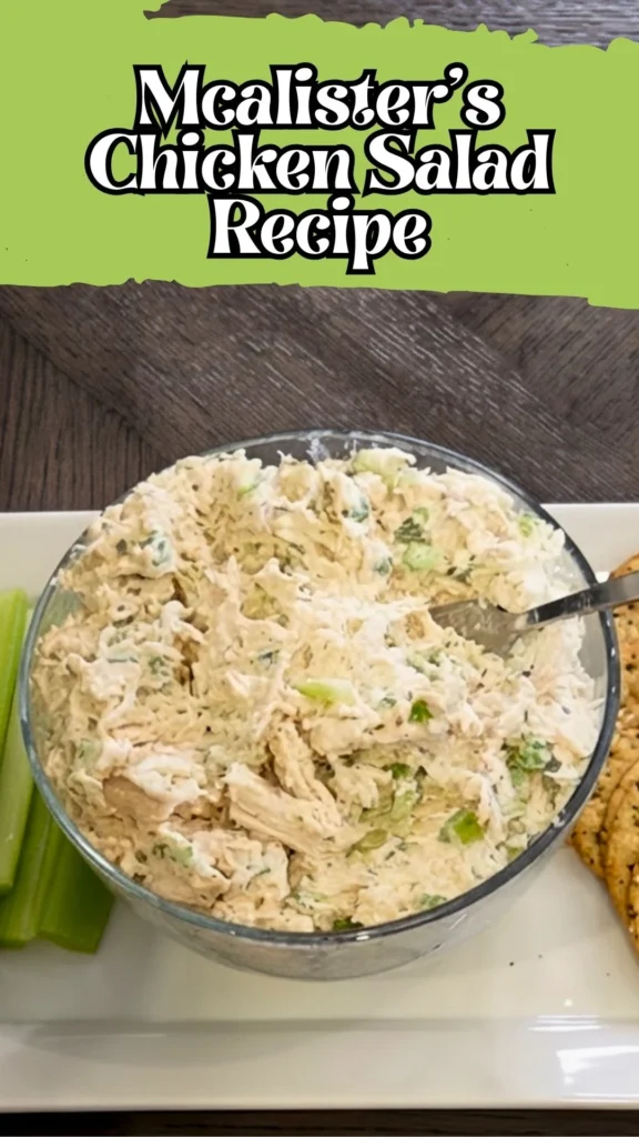Delicious Mcalister's Chicken Salad