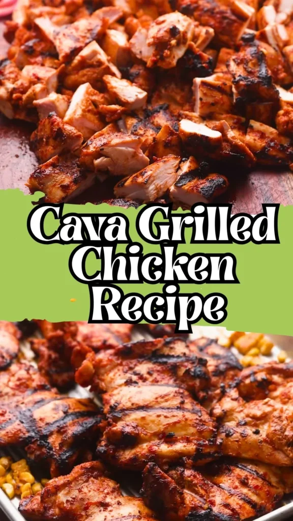 Enjoy this Cava Grilled Chicken