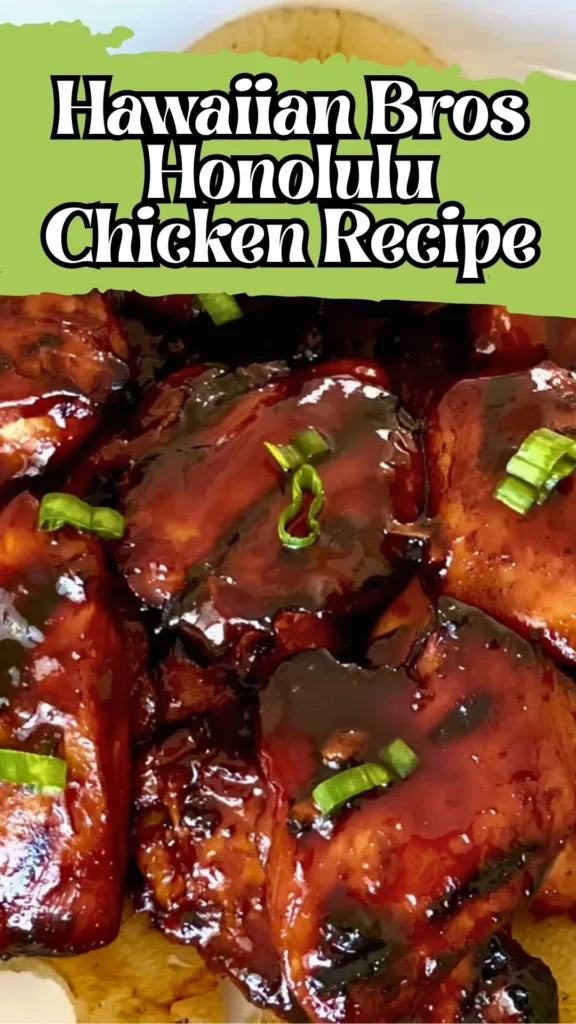 Enjoy this Hawaiian Bros Honolulu Chicken