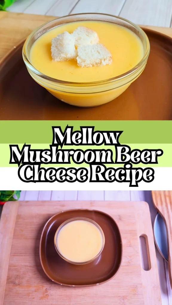 Enjoy this Mellow Mushroom Beer Cheese
