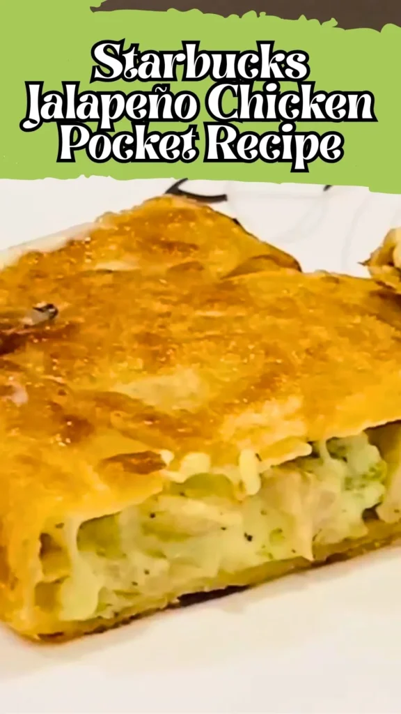 Enjoy this Starbucks Jalapeño Chicken Pocket