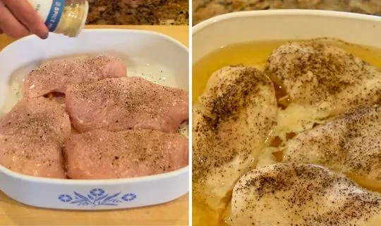 Season and Bake the Chicken