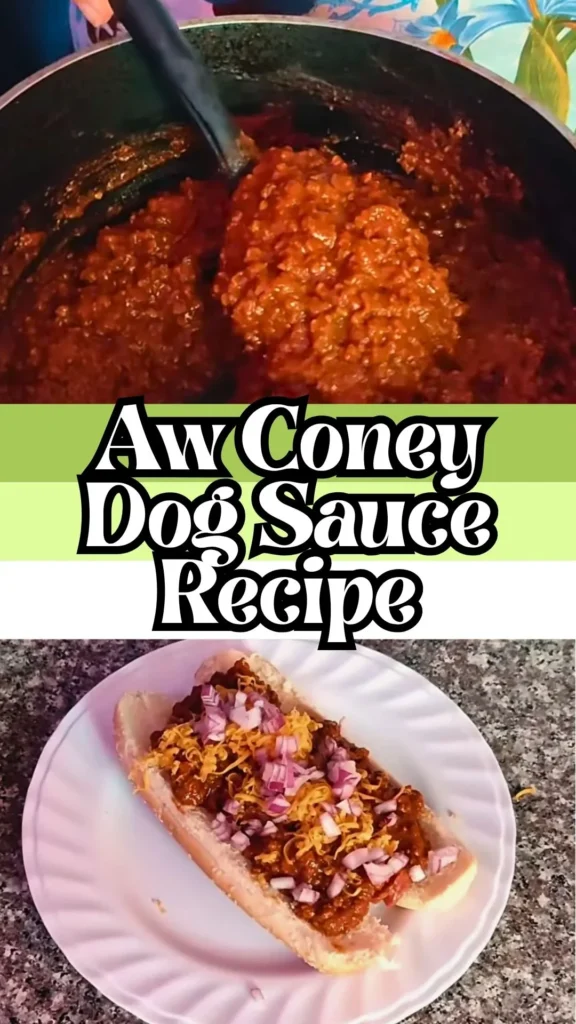 Aw Coney Dog Sauce