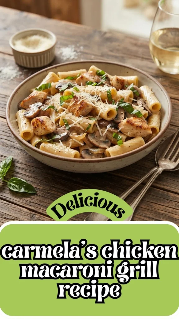 Carmelas Chicken Macaroni Grill