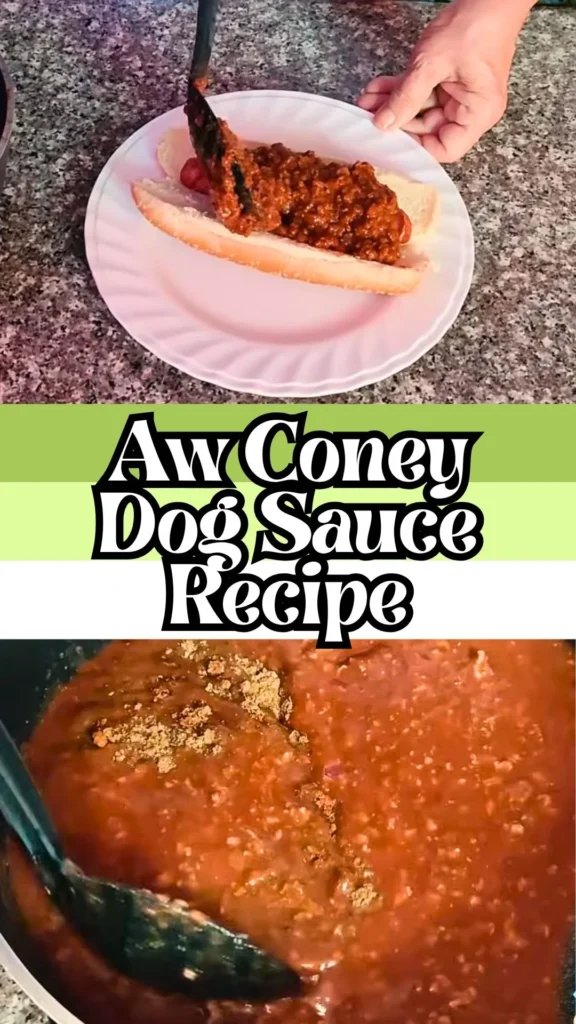 Delicious Aw Coney Dog Sauce