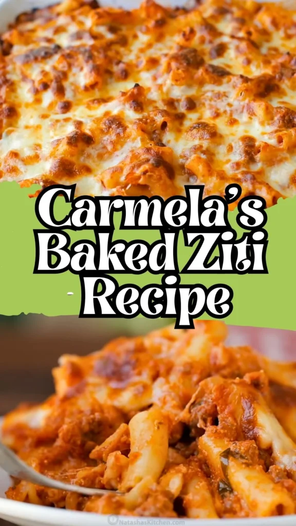 Delicious Carmelas Baked Ziti