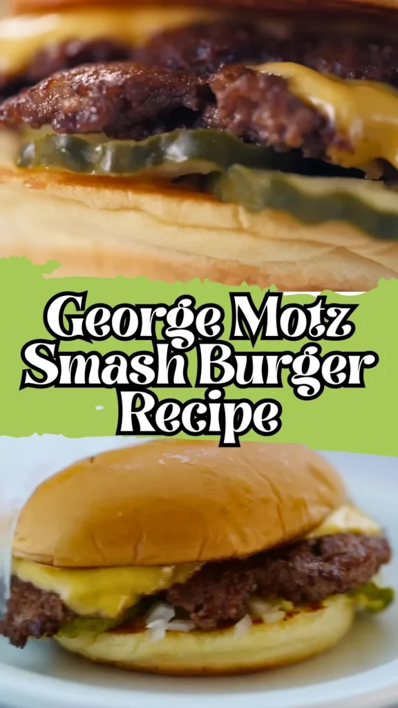 Delicious George Motz Smash Burger